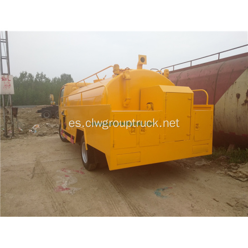 Dongfeng 5m3 capacidad de camiones de succión de aguas residuales